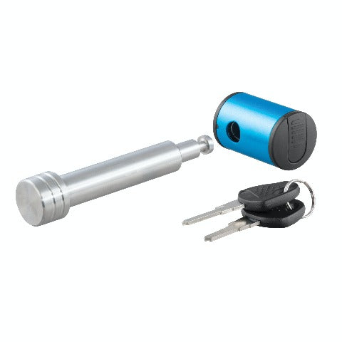 CURT 23502 5/8 Hitch Lock (2 Receiver, Right-Angle, Stainless)