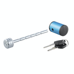 CURT 23503 Coupler Lock (1/4 Pin, 1 to 3 Latch Span, Right-Angle, Chrome)