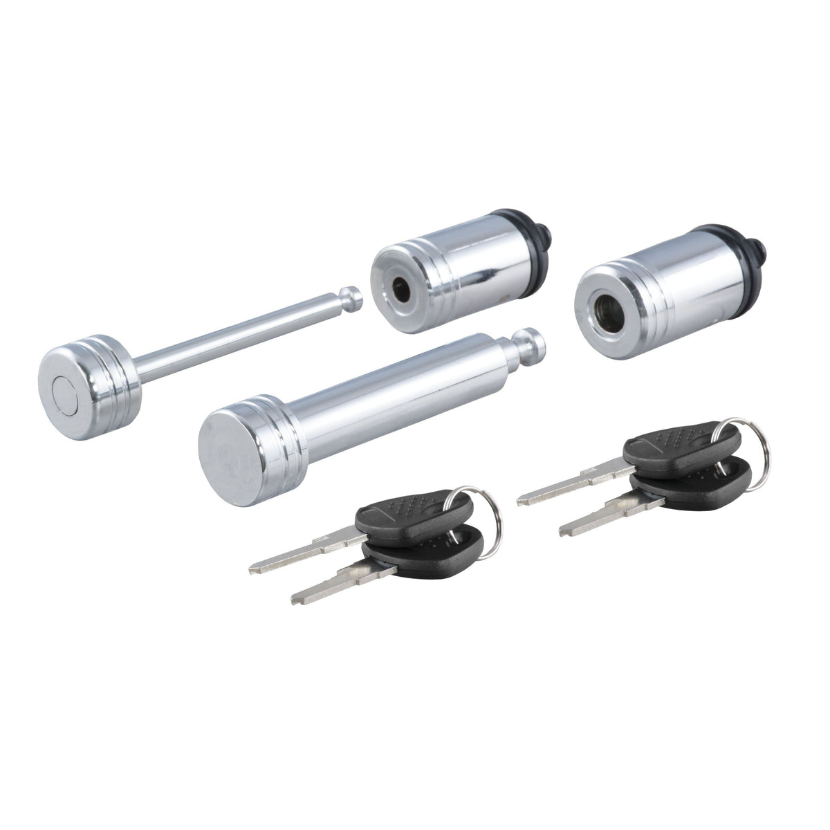 CURT 23527 Hitch and Coupler Lock Set (2 Receiver, 2-1/2 Latch)