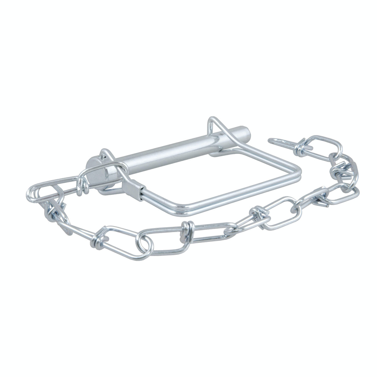 CURT 25035 5/16 Safety Pin with 12 Chain (3 Pin Length, Packaged)