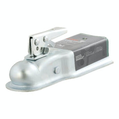 CURT 25138 2 Straight-Tongue Coupler with Posi-Lock (3 Channel, 3,500 lbs, Zinc)