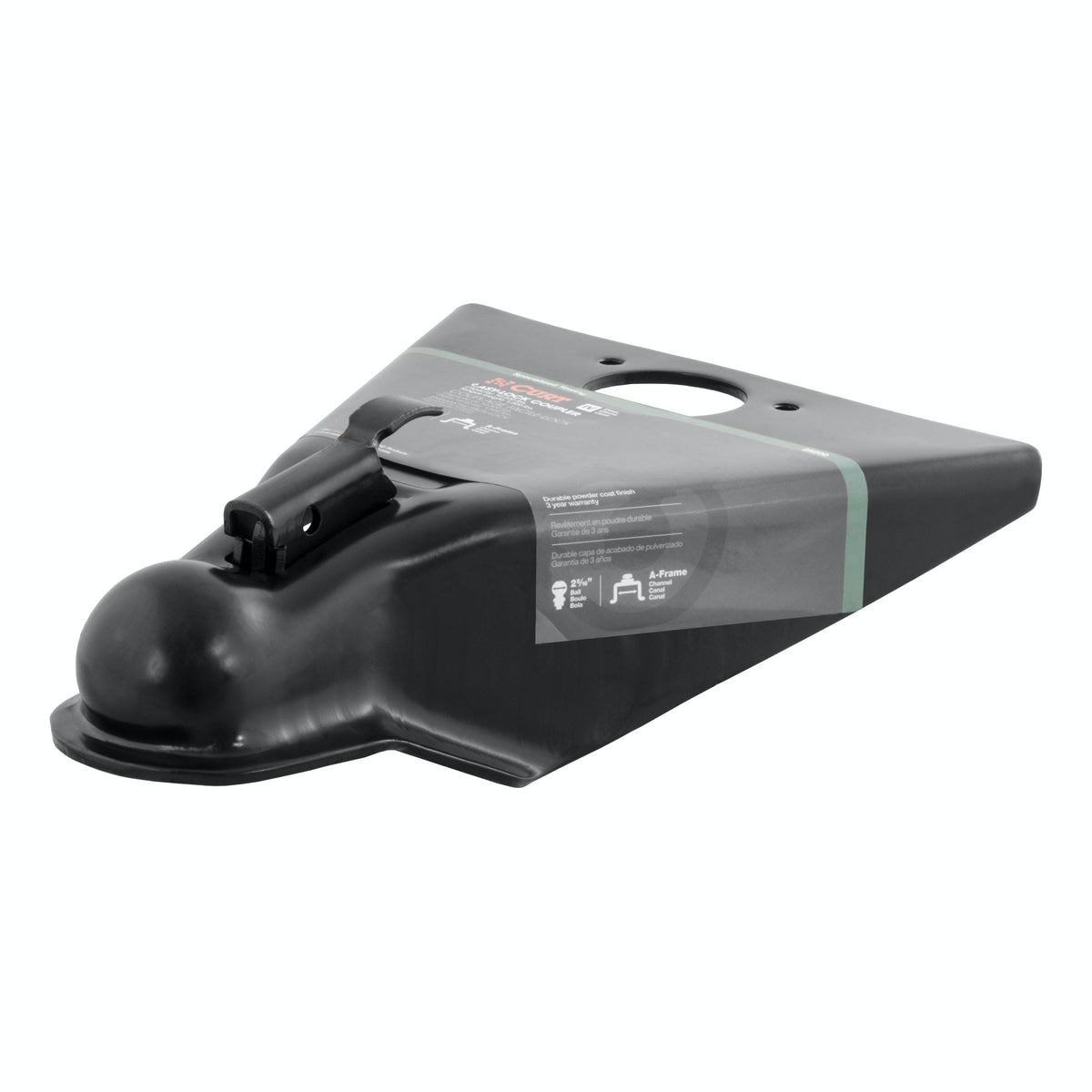 CURT 25200 2-5/16 A-Frame Coupler with Easy-Lock (10,000 lbs, Black)