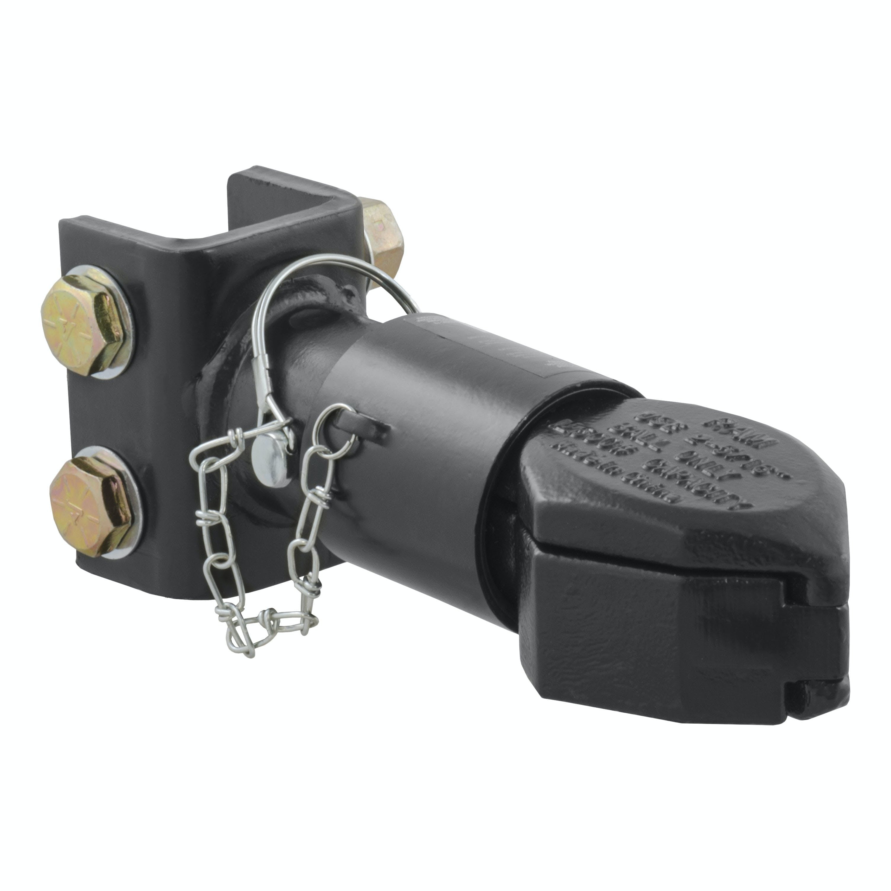 CURT 25329 2-5/16 Channel-Mount Coupler with Sleeve-Lock (12,500 lbs, Black)