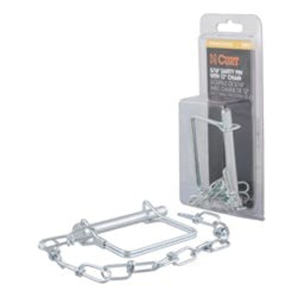 CURT 28000 3/8 Safety Pin with 12 Chain (2-3/4 Pin Length)