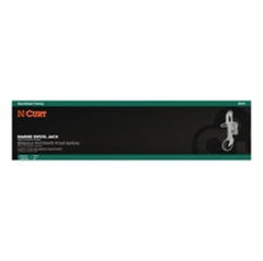 CURT 28155 Marine Jack with Dual 6 Wheels (1,500 lbs, 10 Travel)