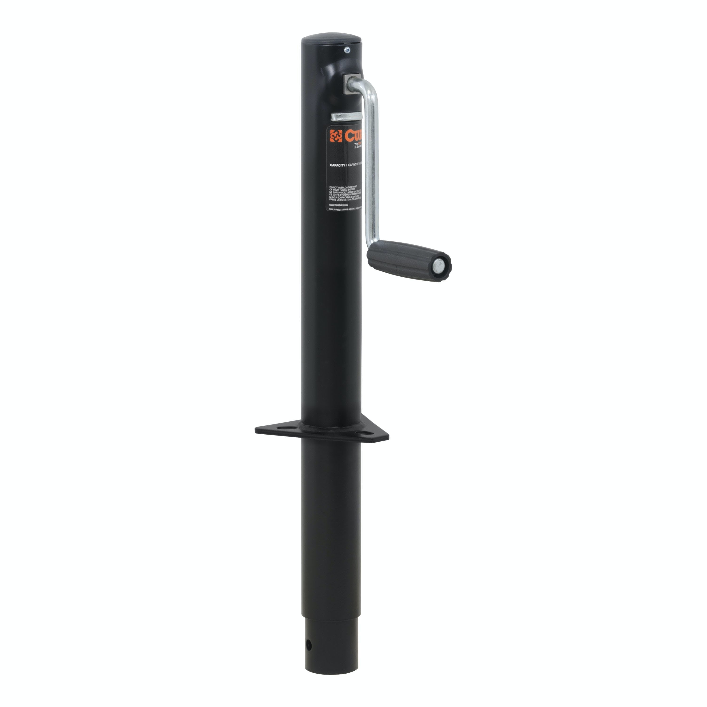 CURT 28204 A-Frame Jack with Side Handle (2,000 lbs, 14-1/2 Travel)