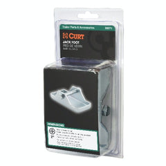 CURT 28271 Bolt-On Jack Foot (Fits 2 Tube, 2,000 lbs, Packaged)