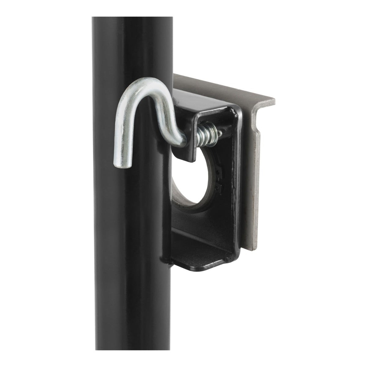 CURT 28300 Bracket-Mount Swivel Jack with Top Handle (2,000 lbs, 10 Travel)