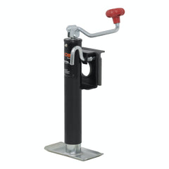 CURT 28300 Bracket-Mount Swivel Jack with Top Handle (2,000 lbs, 10 Travel)