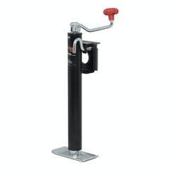 CURT 28304 Bracket-Mount Swivel Jack with Top Handle (2,000 lbs, 15 Travel)