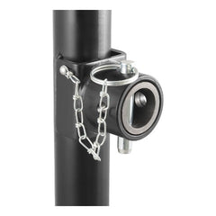 CURT 28320 Pipe-Mount Swivel Jack with Top Handle (2,000 lbs, 10 Travel)