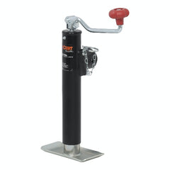 CURT 28320 Pipe-Mount Swivel Jack with Top Handle (2,000 lbs, 10 Travel)