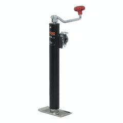 CURT 28323 Pipe-Mount Swivel Jack with Top Handle (2,000 lbs, 15 Travel, Packaged)