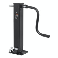 CURT 28512 Direct-Weld Square Jack with Side Handle (12,000 lbs, 12-1/2 Travel)