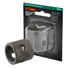 CURT 28942 Replacement Swivel Jack Male Pipe Mount (9/16" Pin Hole, Packaged)