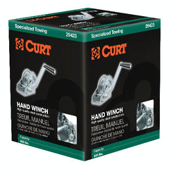 CURT 29423 Hand Crank Winch (900 lbs, 6-1/2 Handle)
