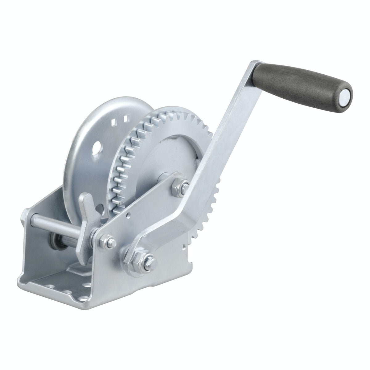 CURT 29424 Hand Crank Winch (1,200 lbs, 7-1/2 Handle)