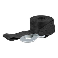 CURT 29452 2-3/8-Inch x 23-Foot Polyester Winch Strap with Hook, 4,800 lbs