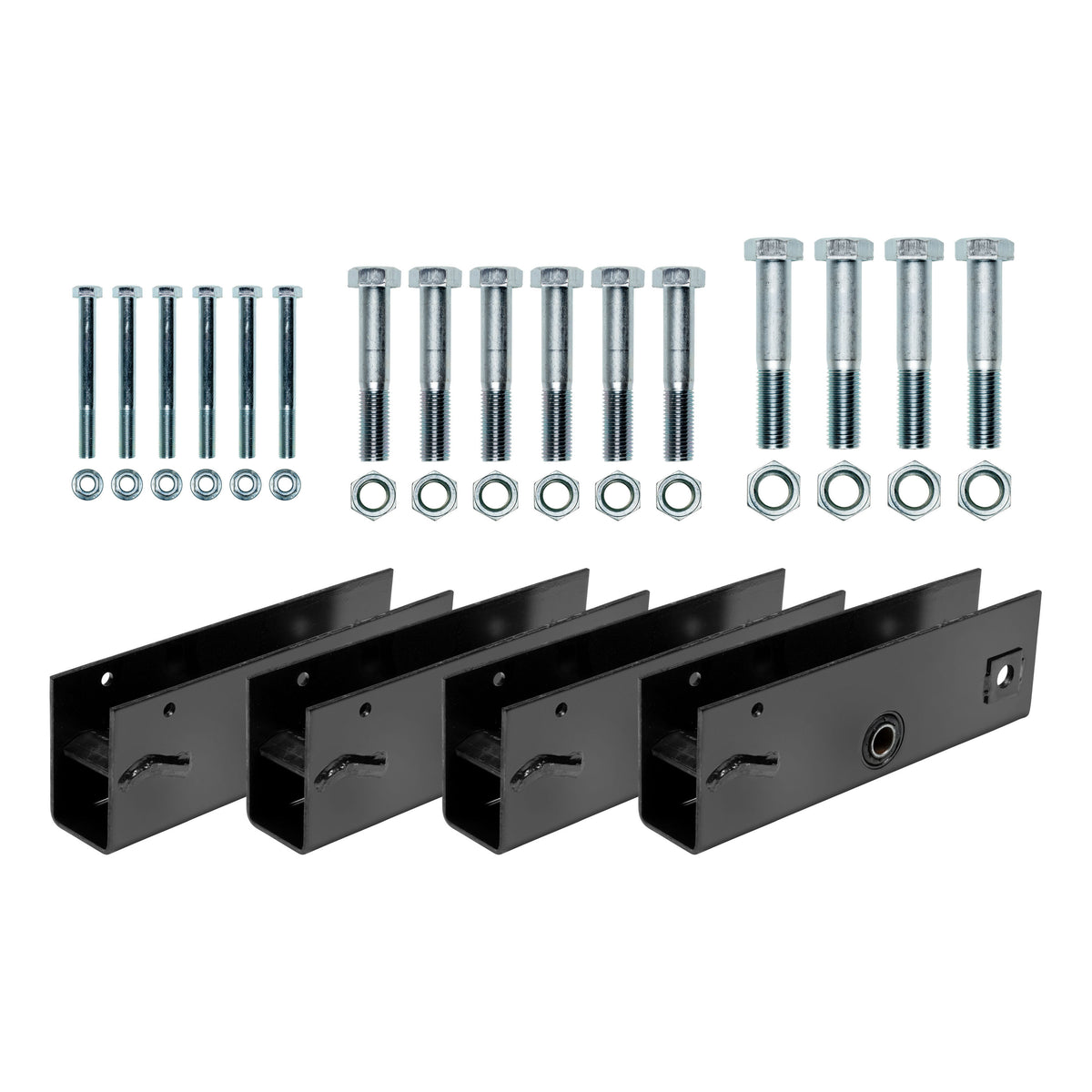 CURT 321435 Trailer Axle Attaching Parts (AP) Suspension Kit for 12000-lb. & 16000-lb. Triple Axles - 42-1/4 in.