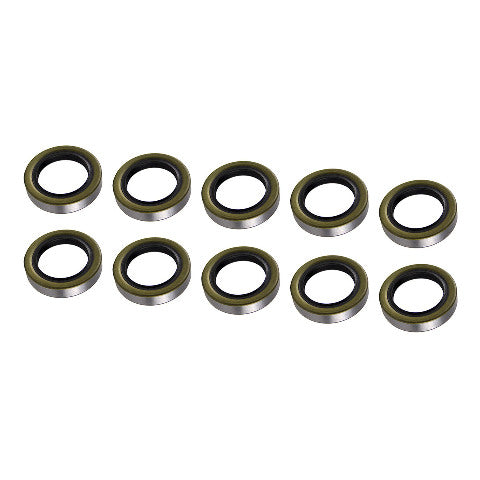 CURT 333954 Double Lip Grease Seal - 1,250-lb. Brake & Idler Hub Assemblies, 1.25" ID (10-Pack)
