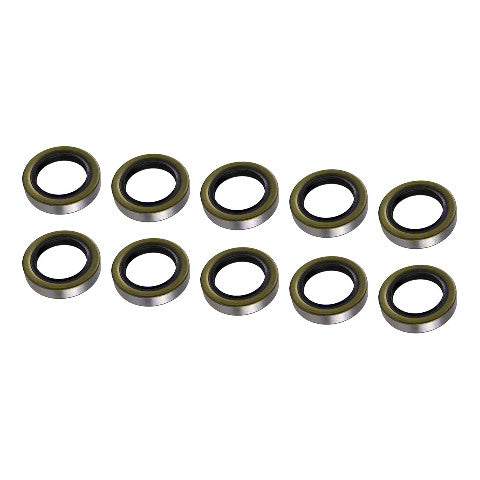 CURT 333957 Double Lip Grease Seal - 1.5" ID, 10-Pack