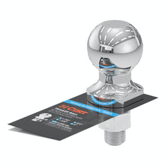 CURT 40001 1-7/8 Trailer Ball (3/4 x 1-5/8 Shank, 2,000 lbs., Chrome)