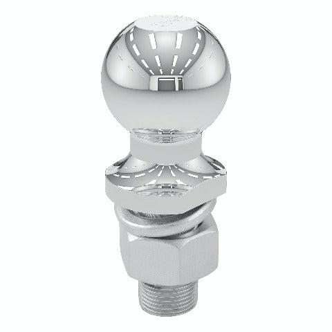 CURT 40004 2 Trailer Ball (1 x 2-1/8 Shank, 6,000 lbs., Chrome)