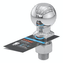 CURT 40005 2-5/16 Trailer Ball (1 x 2-1/8 Shank, 7,500 lbs., Chrome)