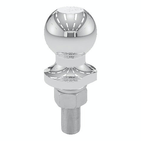 CURT 40015 1-7/8 Trailer Ball (3/4 x 2-1/8 Shank, 2,000 lbs., Chrome)