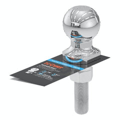 CURT 40016 1-7/8 Trailer Ball (3/4 x 3 Shank, 2,000 lbs., Chrome)