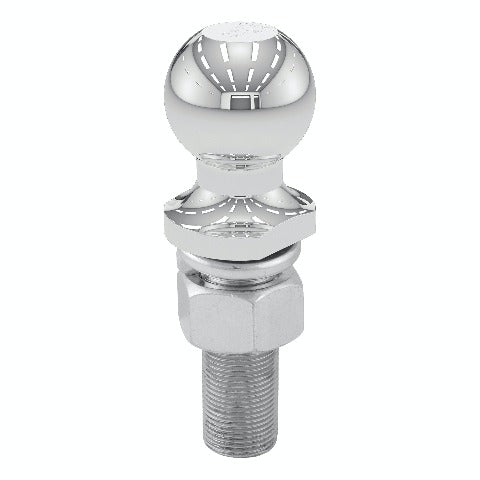 CURT 40017 1-7/8 Trailer Ball (1 x 3 Shank, 3,500 lbs., Chrome)