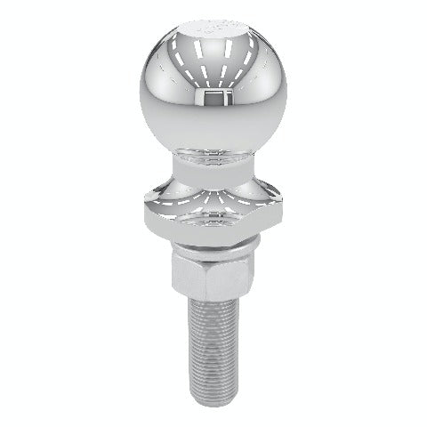 CURT 40019 2 Trailer Ball (3/4 x 3 Shank, 3,500 lbs., Chrome)