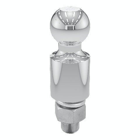 CURT 40032 1-7/8 Trailer Ball (1 x 2-1/8 Shank, 2 Rise, 3,500 lbs., Chrome)