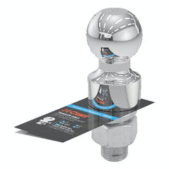 CURT 40033 2 Trailer Ball (1 x 2-1/8 Shank, 1 Rise, 6,000 lbs., Chrome)