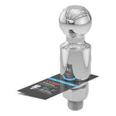 CURT 40034 2 Trailer Ball (1 x 2-1/8 Shank, 2 Rise, 6,000 lbs., Chrome)