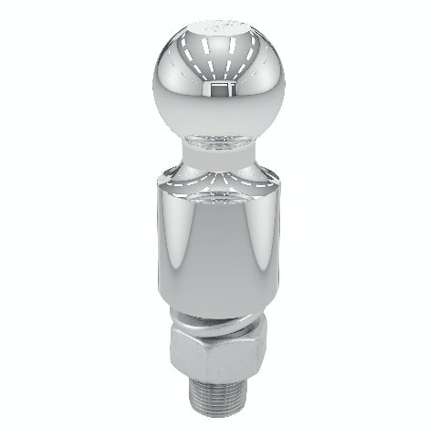 CURT 40034 2 Trailer Ball (1 x 2-1/8 Shank, 2 Rise, 6,000 lbs., Chrome)