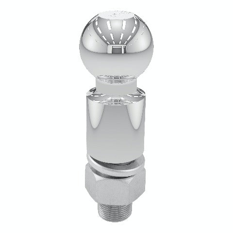 CURT 40036 2-5/16 Trailer Ball (1-1/4 x 2-5/8 Shank, 2 Rise, 10,000 lbs., Chrome)
