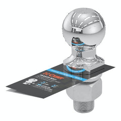 CURT 40037 2 Trailer Ball (1 x 2-1/8 Shank, 7,500 lbs., Chrome)