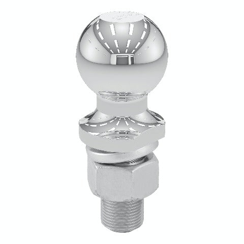 CURT 40038 2 Trailer Ball (1 x 2-1/4 Shank, 12,000 lbs., Chrome)