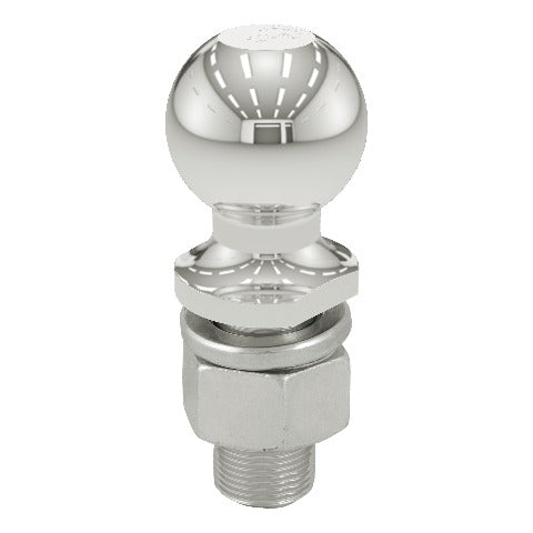 CURT 40055 2-5/16 Trailer Ball (1-1/4 x 2-5/8 Shank, 15,000 lbs., Stainless)