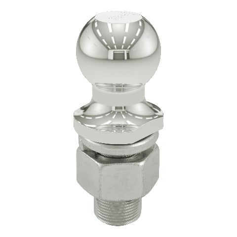CURT 40056 2 Trailer Ball (1-1/4 x 2-5/8 Shank, 10,000 lbs., Stainless)