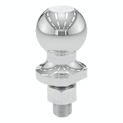 CURT 40061 1-7/8 Trailer Ball (3/4 x 1-5/8 Shank, 2,000 lbs., Chrome, Packaged)