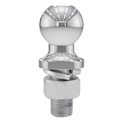 CURT 40062 1-7/8 Trailer Ball (1 x 2-1/8 Shank, 3,500 lbs., Chrome, Packaged)