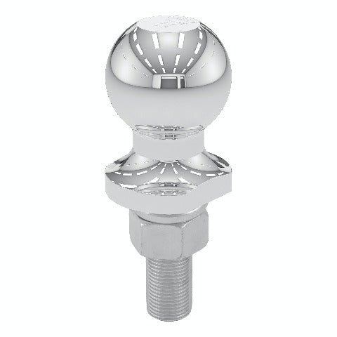CURT 40063 1-7/8 Trailer Ball (3/4 x 2-1/8 Shank, 2,000 lbs., Chrome, Packaged)