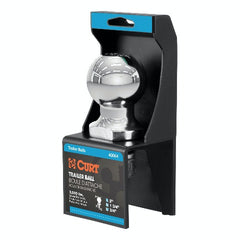 CURT 40064 2 Trailer Ball (3/4 x 1-3/4 Shank, 3,500 lbs., Chrome, Packaged)