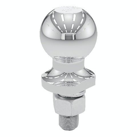 CURT 40064 2 Trailer Ball (3/4 x 1-3/4 Shank, 3,500 lbs., Chrome, Packaged)