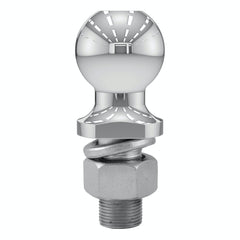 CURT 40066 2 Trailer Ball (1 x 2-1/8 Shank, 6,000 lbs., Chrome, Packaged)