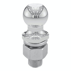 CURT 40069 2 Trailer Ball (1-1/4 x 2-5/8 Shank, 10,000 lbs., Chrome, Packaged)