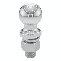 CURT 40070 2 Trailer Ball (1 x 2-1/8 Shank, 7,500 lbs., Chrome, Packaged)