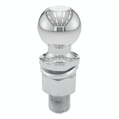 CURT 40076 2-5/16 Trailer Ball (1-1/4 x 3 Shank, 6,000 lbs., Chrome, Packaged)